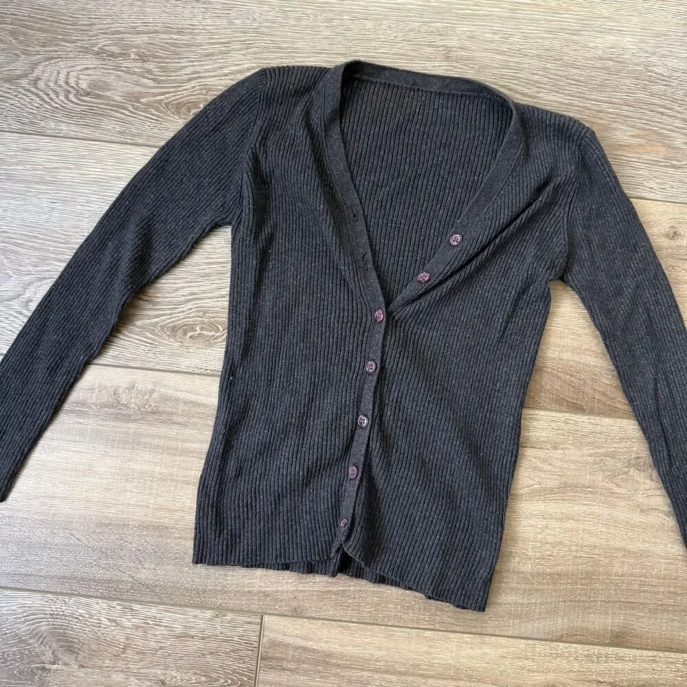 Boutique Ribbed Button Up Top